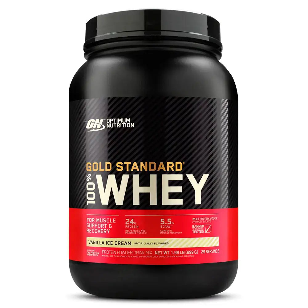 Gold Standard 100% Whey Optimum Nutrition 2 lb Vanilla Ice Cream