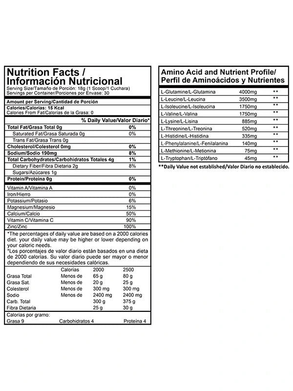 Army EAAs + Glutamine ProScience 30 servicios