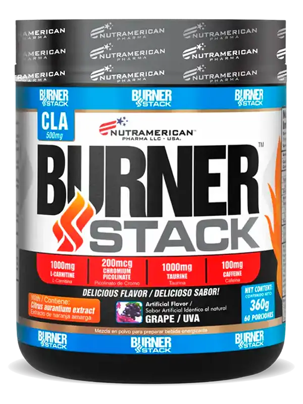 Burner Stack Nutramerican 60 servicios sabor Uva
