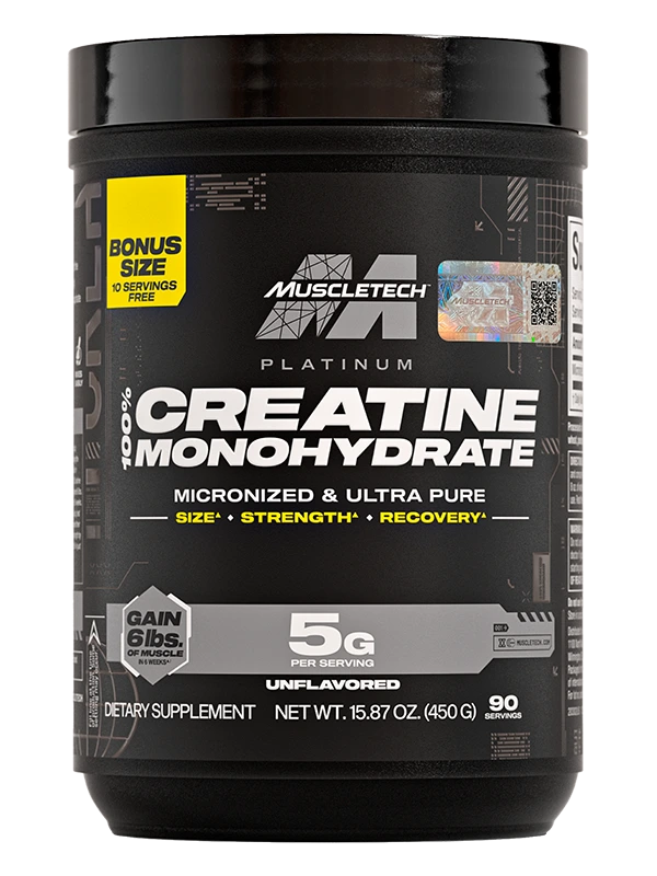 Platinum 100% Creatine Monohydrate 450g - Muscletech